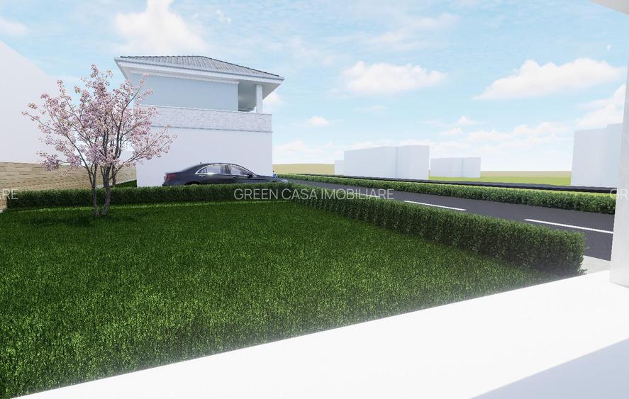 Teren 1500 mp, 3 parcele cu AC pentru case individuale, Florești - 6