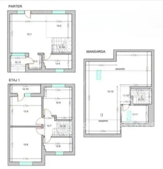 Vilă 5 camere  curte și parcare – 1 Decembrie - 27