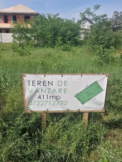 Mogosoaia-Str Ariei teren intravilan  construibil 411mp cu deschidere 14.11ml - 6