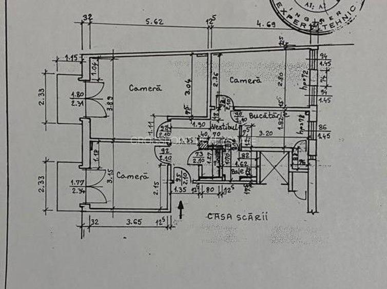 Apartament de vanzare  3 camere decomandat – Piața Romană RISC 1 - 11