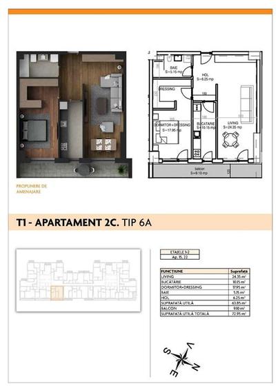 Aparatorii Patriei - Apartament 2 camere