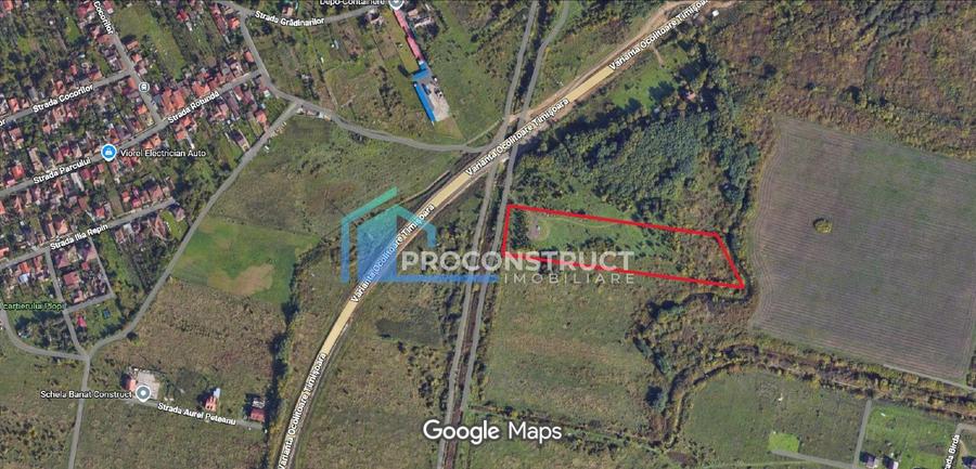 Teren intravilan Timisoara | 11.273 mp | Front 40 ml | 0% comision