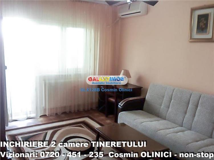 Inchiriere apartament 2 camere Tineretului langa parc mobilat utilat - 2