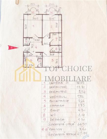0% COMISION - 3 CAMERE AVIATIEI - 4/4 - 2 BAI - 2 BALCOANE MARI - 22