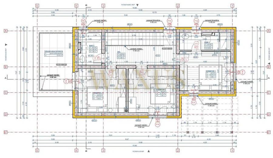 Casa individuala la intrare in Chinteni - 127mp i 514mp teren  - 4