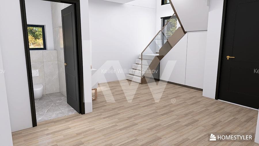 Casa individuala cu vedere spre munte in localitatea Cristian - 10