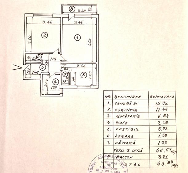 Giurgiului inchiriere apartament 2 camere mobilat utilat - 22
