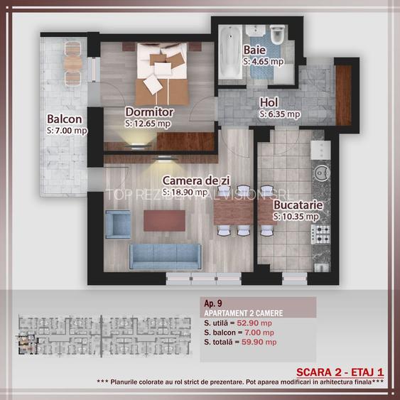 PROMO APARTAMENT 2 CAMERE/ PARCARE GRATUITA - 2