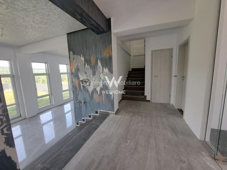Vilă modernă premium cu piscină interioară, teren 1200 mp și panoramă - 18
