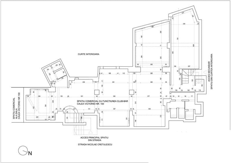 Victoriei 100 Bar | Spațiu HoReCa 169 mp Calea Victoriei - 1