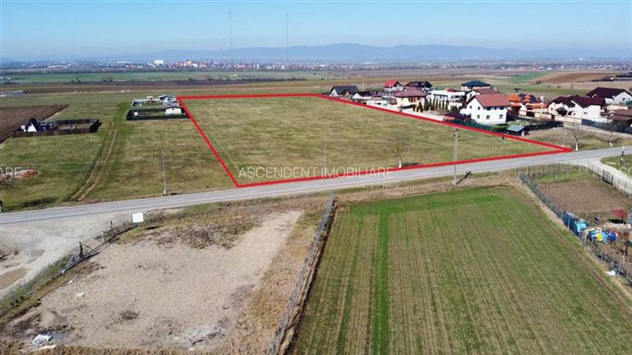 Teren intravilan 18.200mp, cu PUZ si PUD, ideal constructi case, Bod, Brasov. - 2