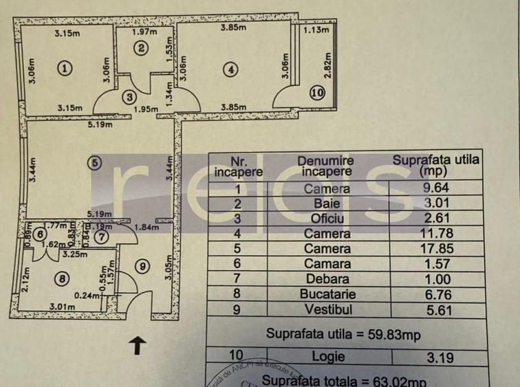 VANZARE 3 CAMERE  SEMIDECOMANDAT DRISTOR - 9