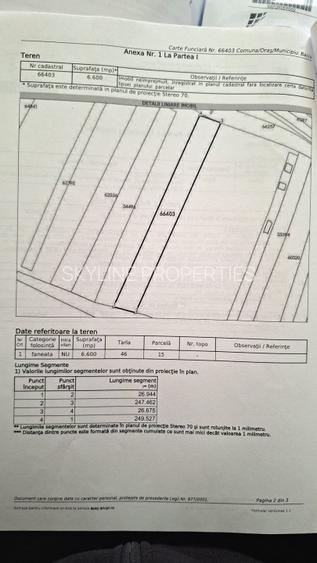 De vanzare - Teren de 6600 mp în Baciu - 2