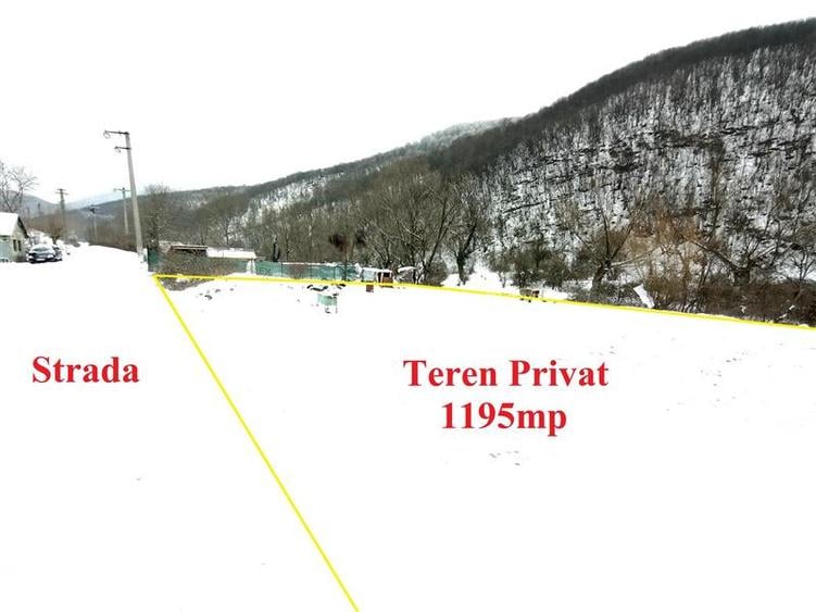 Ciclova, Teren Intravilan cu nr de Casa, 1195mp, La Sosea, ZERO COMISION - 2