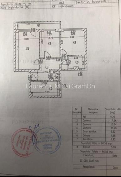 Apartament cu 3 camere, direct proprietar,Doamna Ghica ,bloc reabilitat,123k € - 10