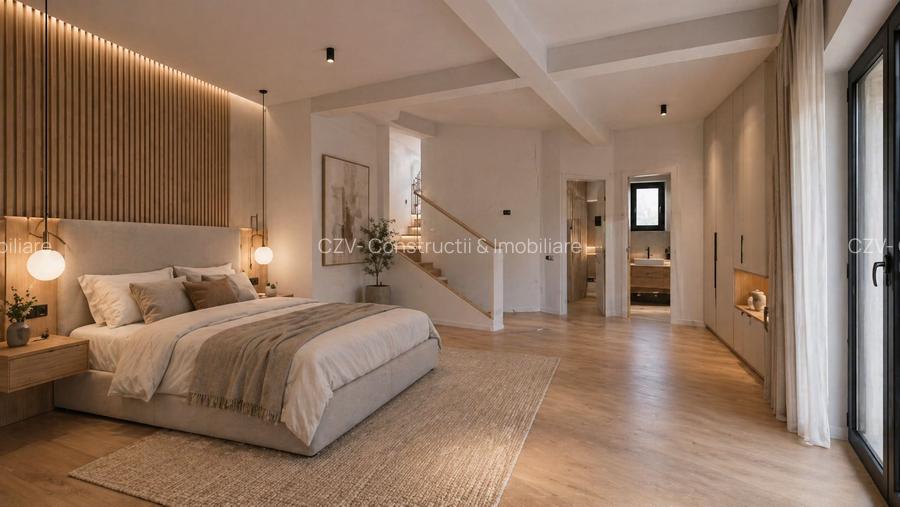Casă spectaculoasă – 314 mp utili, cramă, terase, 7 camere, teren 432 mp - 12