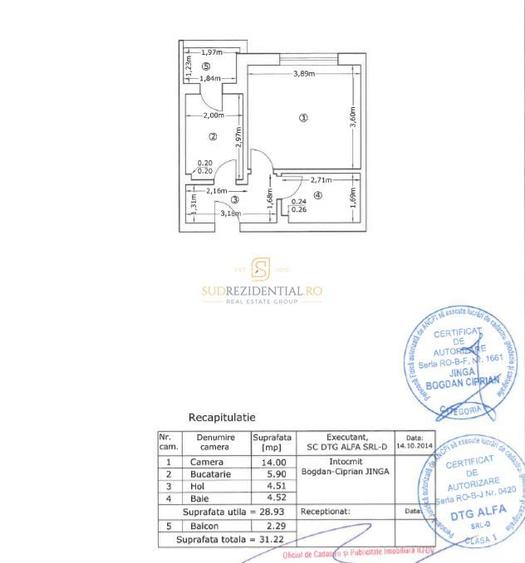 Garsoniera de vanzare, acces rapid metrou Dimitrie Leonida, Popesti - 1