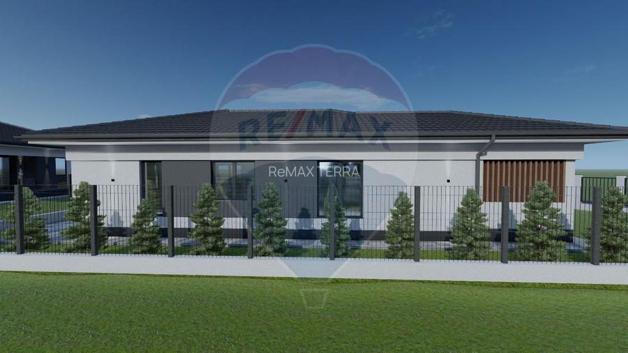 Casă noua de vânzare in Recea cu 4 camere, 2 bai si 500 m2 teren. - 3