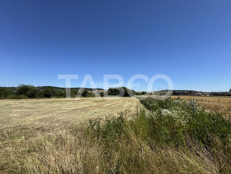 Teren intravilan 3752 mp parcelabil zona fostelor sere Cristian Sibiu - 3