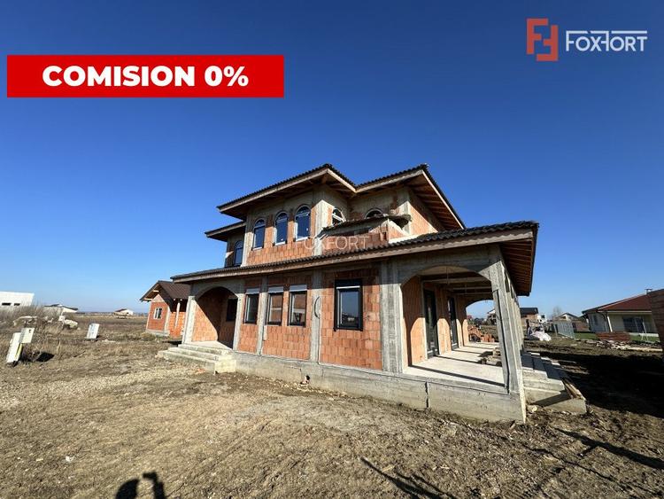 Comision 0% Casa individuala Mosnita in stil Neoromanesc cu 202 mp utili - 2