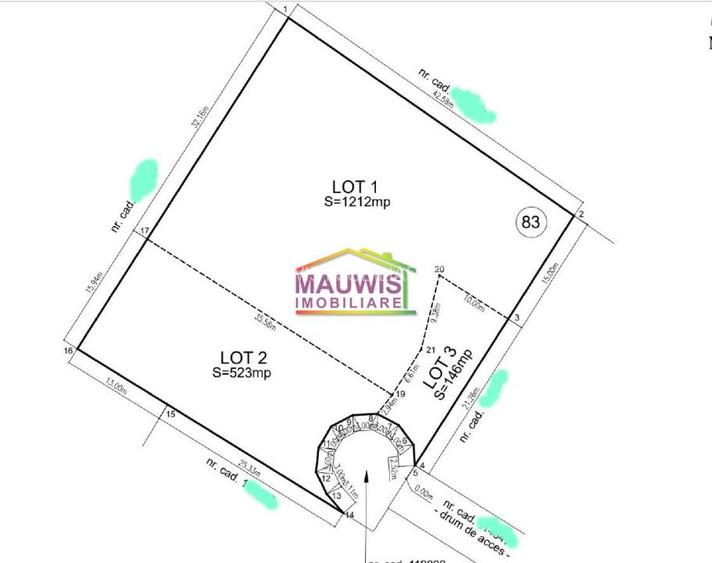 Vand teren 1212mp, intravilan in Voluntari strada Galata nr 83. - 3