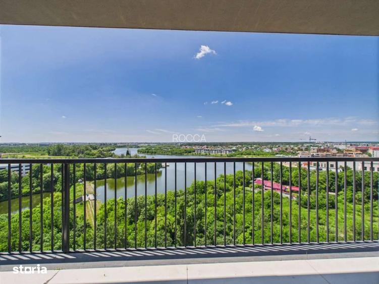 Apartament de 4 camere, 91 mp, parcare, centrala, balcon, zona Straulesti - 10