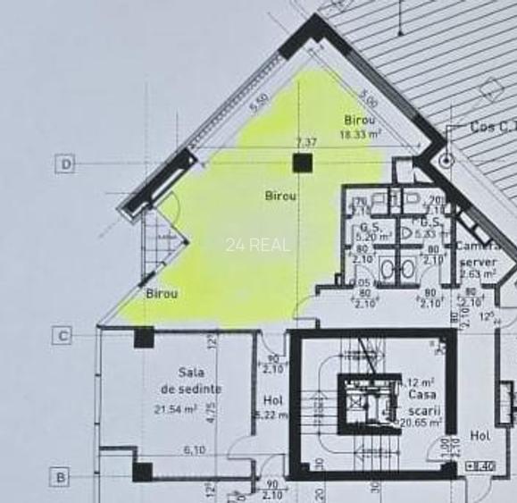 Inchiriere spatii de birouri - Barbu Vacarescu - 265 mp - 18