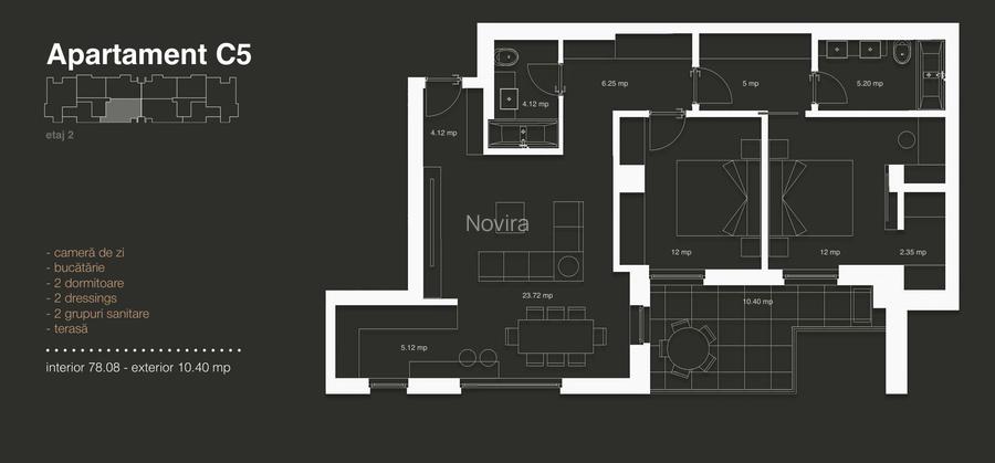 Apartament 3 Camere de LUX | Nou | Iancu Nicolae | Finisaje Premium - 2