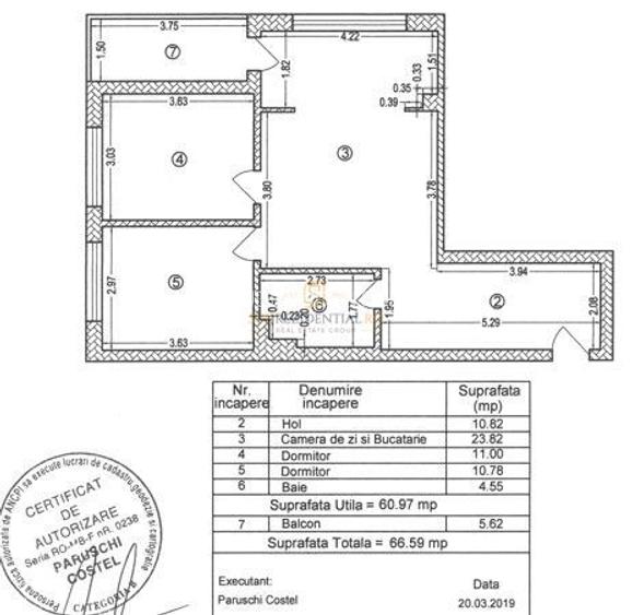 Apartament 3 camere de inchiriat, Cartierul Solar, loc de parcare - 29