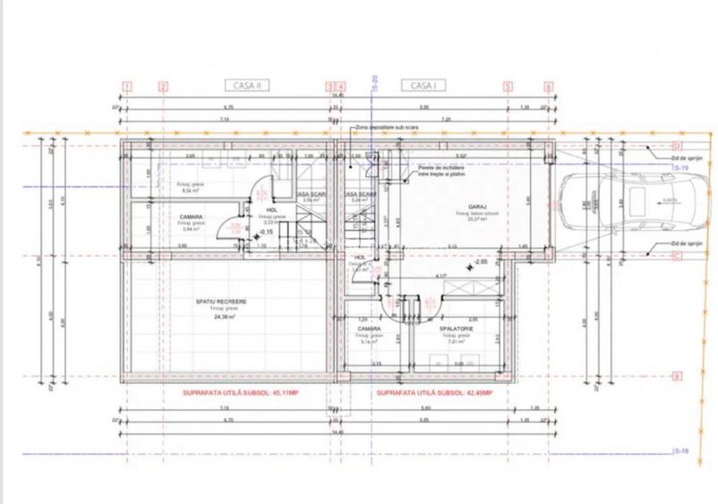Casă cuplata, 183mp utili, zona ANL, Florești - 5