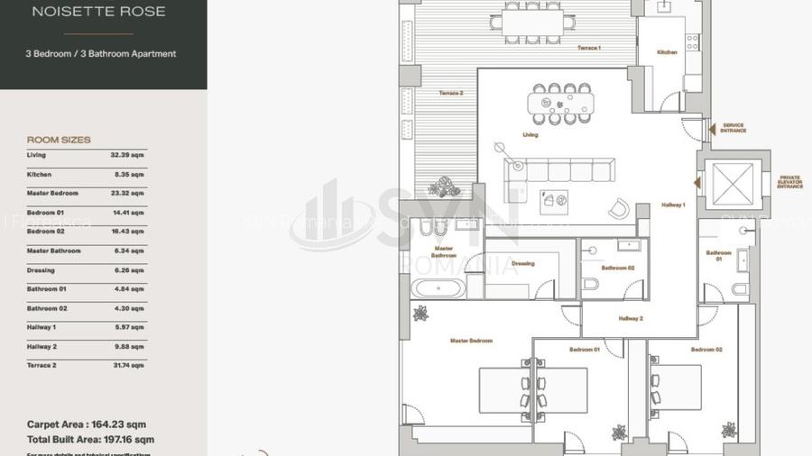 REA1027641 Apartament 4 camere GALLICA I Lux I Pipera - 12