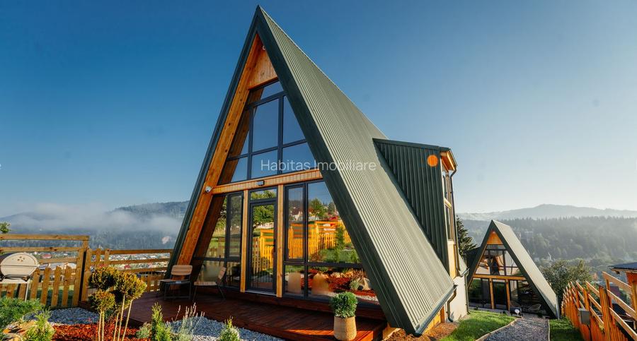 Afacere la cheie in Vatra Dornei, 2 cabane tip A Frame! - 42