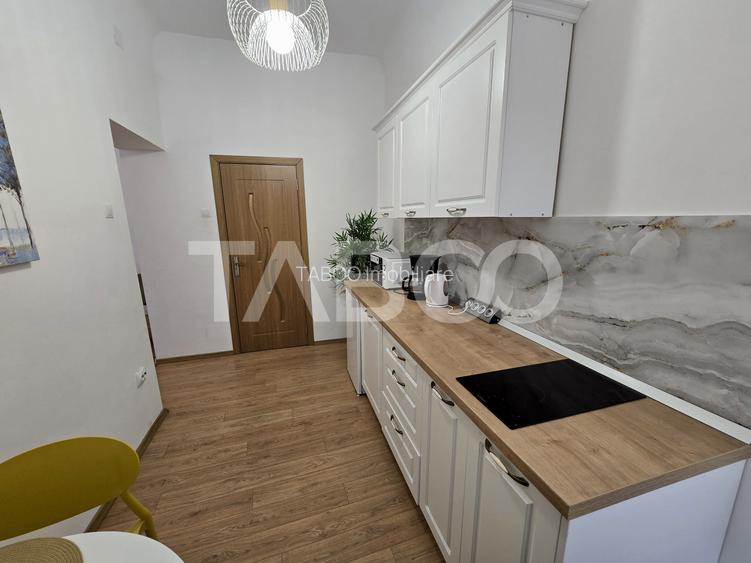 Apartament de vanzare in Centrul Istoric Sibiu 90 mpu mobilat utilat - 14