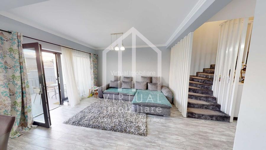 Casa cu 5 camere, 120mp utili + terasa, teren 300mp,  Cisnadie. - 8