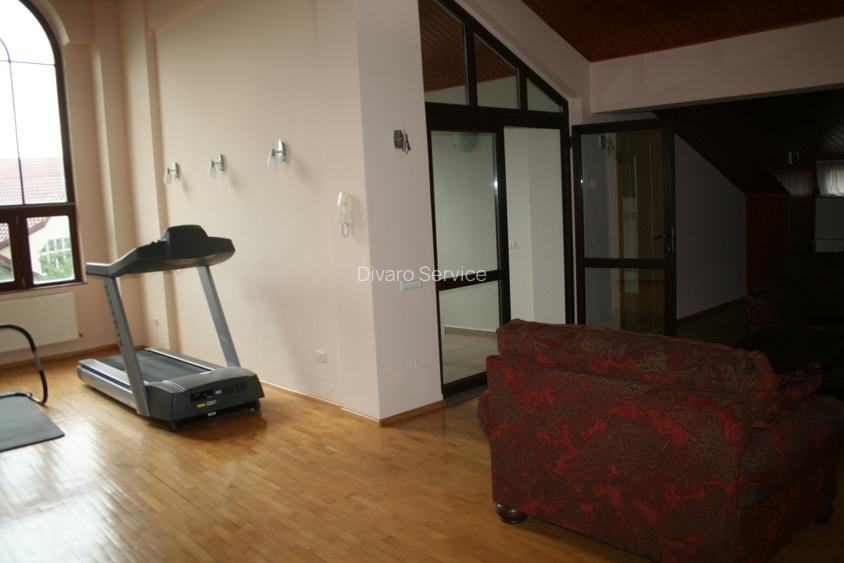 Inchiriere vila superba D+P+1+M gradina garaj piscina teren 2500mp Pipera padure - 21