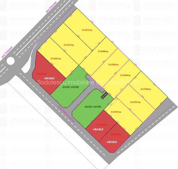 Parcele teren industrial cu PUZ - 2.700 mp, Giarmata - 6