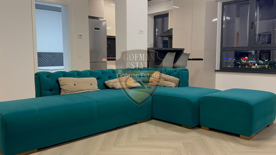 2 camere Tomis Nord Tomis Tower Campus, et 6/15 lift, gaze, mobilat complet, A/C - 3