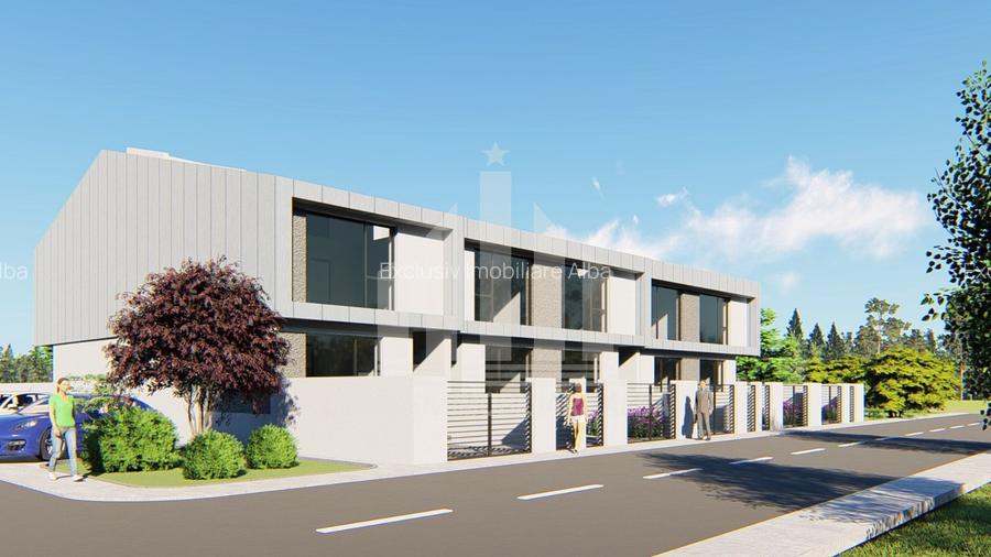 Proiect rezidential | 5 case insiruite | 960 mp | 1100mp teren | Sebes - 4