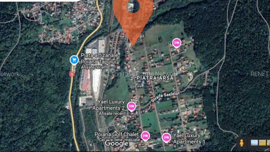 Teren 1407 mp Poiana Tapului. Vedere Bucegi .Tripla Deschidere - 7