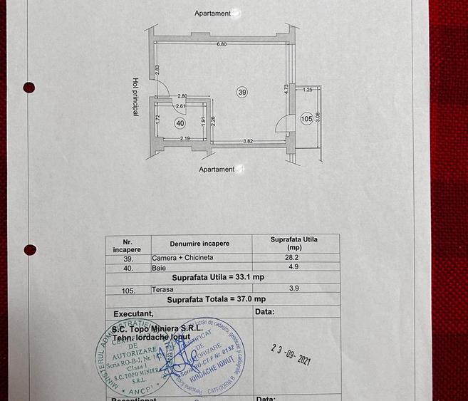 Studio Mamaia Nord -Lidl - 250 m de plaja - mobilat si utilat - 75.000 Euro