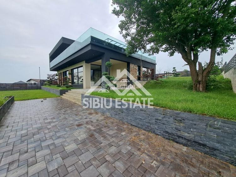 Casa Sibiu Cisnadioara, garaj, piscina, terase panoramice - 28