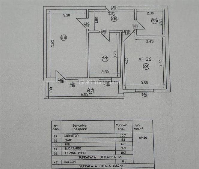 Apartament 2 camere FUNDENI-DOBROIESTI - 11