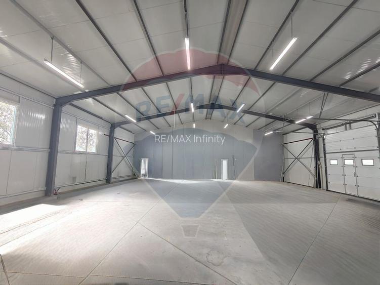 Hala noua 555mp, curte betonata 1000mp, zona de est, de inchiriat - 9