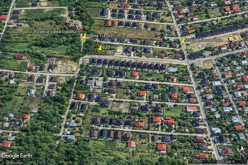 Teren 620 mp Valea Lupului zona de case noi - 2