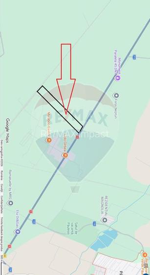 Teren de vanzare 17500 mp, Paulesti, deschidere 27 m la DN1,  Ploiesti - 3