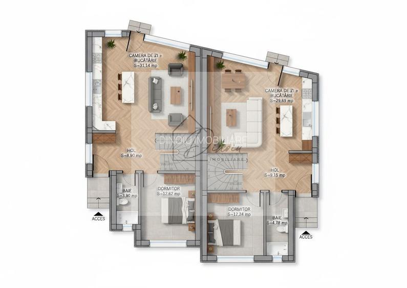 Vila 5 camere Otopeni - centru I individuala, calcan I P+1E+M I COM0% - 4
