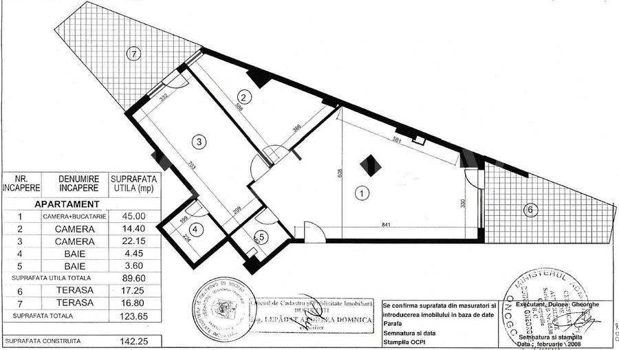 Apartament cu 3 camere, 2 bai | 34mp terase gradina | inchiriat - 1