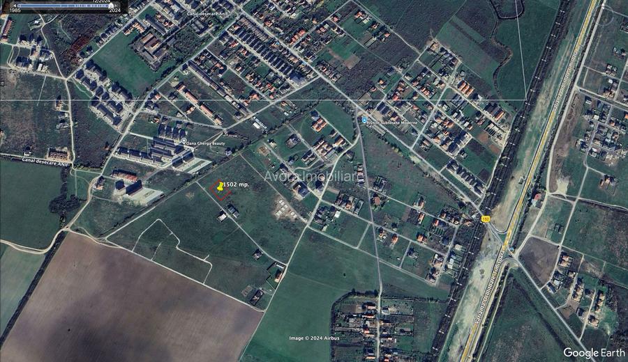 Teren intravilan 1502mp Giroc, str.Gladiolei. - 3