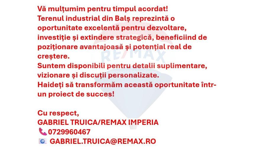 5800mp, intravilan, toate utilitatile, oportunitate investitie, Bals - 22