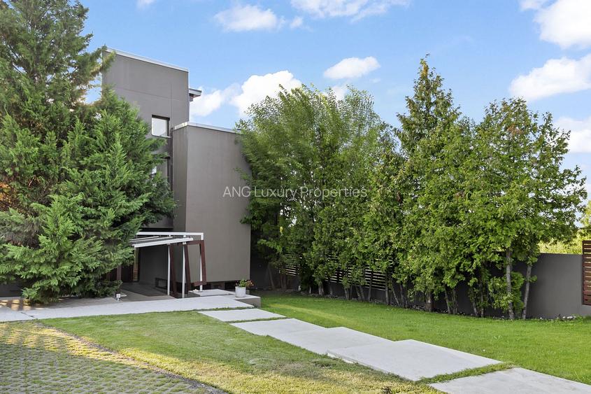 Vila Exclusivistă cu Deschidere la Lac, Piscină și Garaj pentru Barcă în Snagov - 15